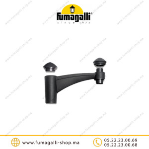 Bras d'éclairage publique FUMAGALLI MIDIPILAR 1L Noir Casablanca Maroc