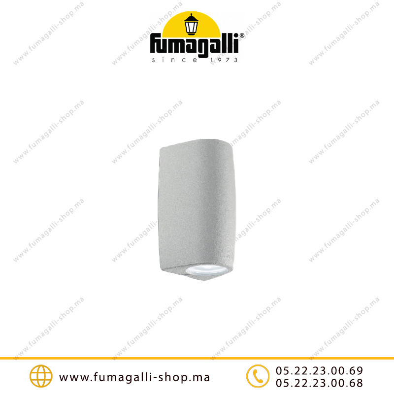 Applique murale Fumagalli Marta 90 2L gris Casablanca Maroc