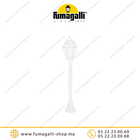 Borne de jardin Fumagalli Mizar Anna 1100 blanc Casablanca Maroc