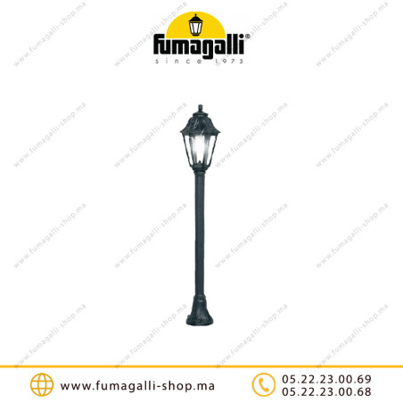 Borne de jardin Fumagalli Mizar Anna 1100 noir Casablanca Maroc