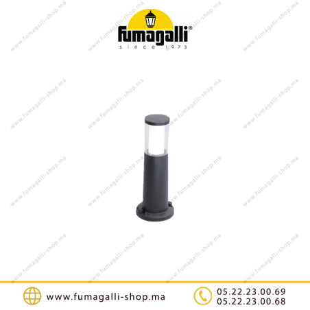Borne de jardin Fumagalli Carlo 400 GU10 noir Casablanca Maroc