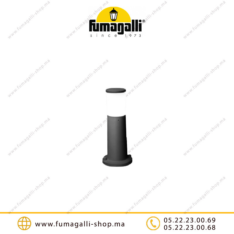 Borne de jardin Fumagalli Amelia 400 E27 8,5W CCT noir Casablanca Maroc