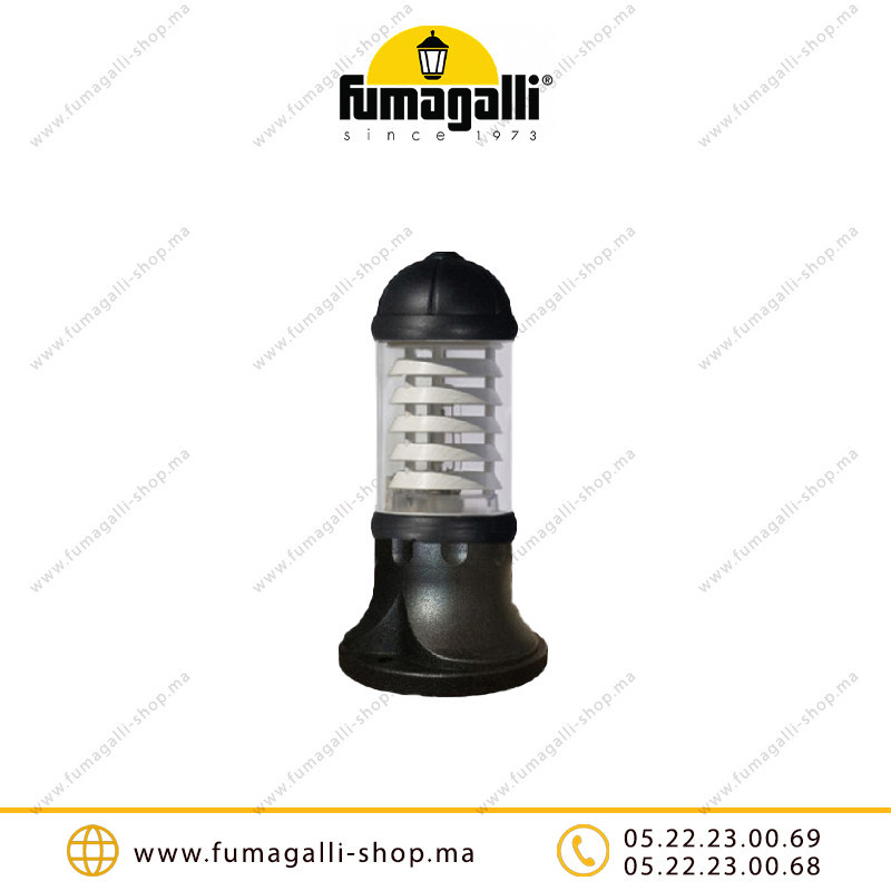 Borne de jardin Fumagalli Sauro 500 E27 noir Casablanca Maroc