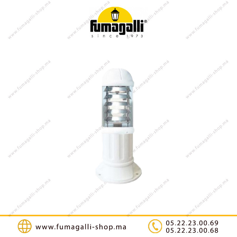 Borne de jardin Fumagalli Sauro 500 E27 blanc Casablanca Maroc