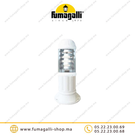 Borne de jardin Fumagalli Sauro 500 E27 blanc Casablanca Maroc