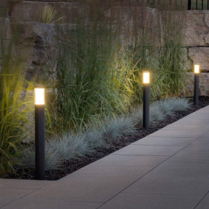 Borne de jardin Fumagalli Carlo 800 GU10 noir Casablanca Maroc