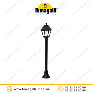 Borne de jardin Fumagalli MIZAR/MARY 1100 E27 8,5W CCT Q18.151 noir Casablanca Maroc