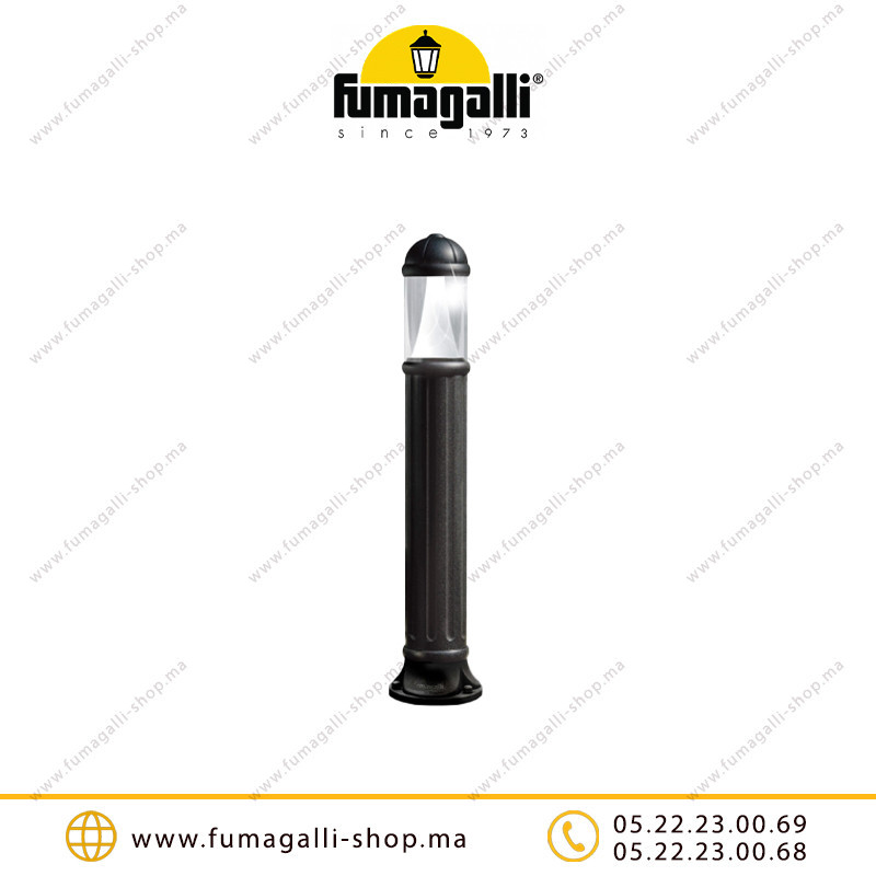 Borne de jardin Fumagalli SAURO 1100 GX53 10W CCT Noir D15.555 Casablanca Maroc