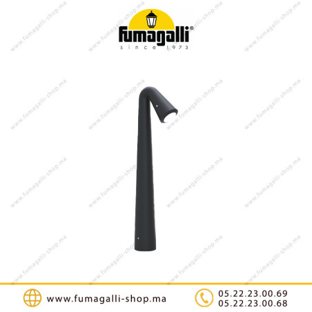 Borne de jardin Fumagalli Steven G9 1.7W 4K Noir ST1.531.Z1L Casablanca Maroc