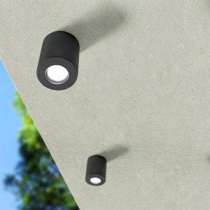 Plafonnier encastré Fumagalli Franca 90 Noir IP55 Casablanca Maroc