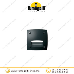 Balisage Fumagalli Leti carré 100 GX53 3W Noir 3C4 Casablanca Maroc